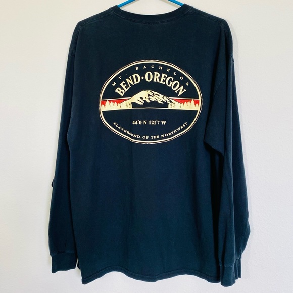 Vintage Other - Vintage Bend Oregon Long sleeve Tee shirt Pullover Nature outdoor mountains men